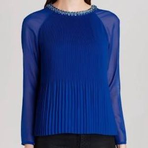 Ted Baker London | ‘Lovina’ Beaded Pleated Top